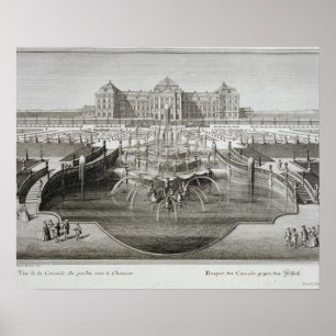 Póster Weissenstein, vista para o castelo do bar