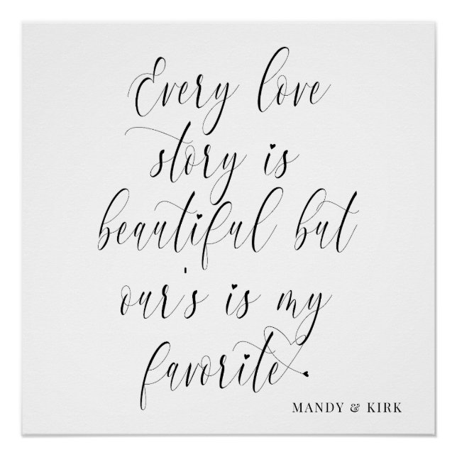 Póster welcome wedding (Frente)