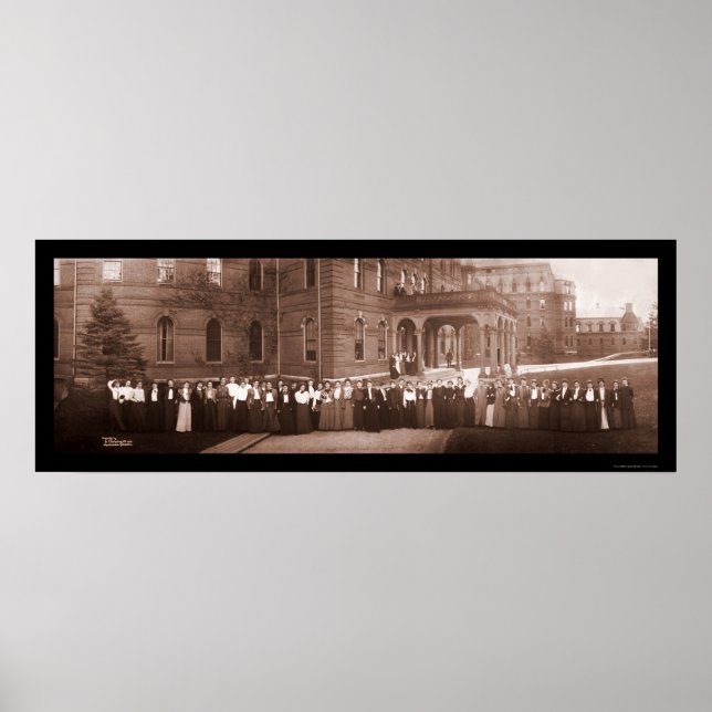 Póster Wellesley College MÃE Foto 1903 (Frente)