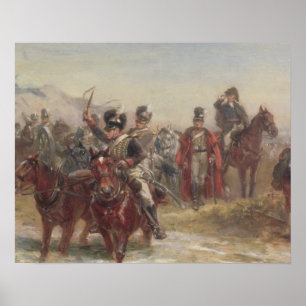 Poster Wellington na espanha (óleo no painel) (par de