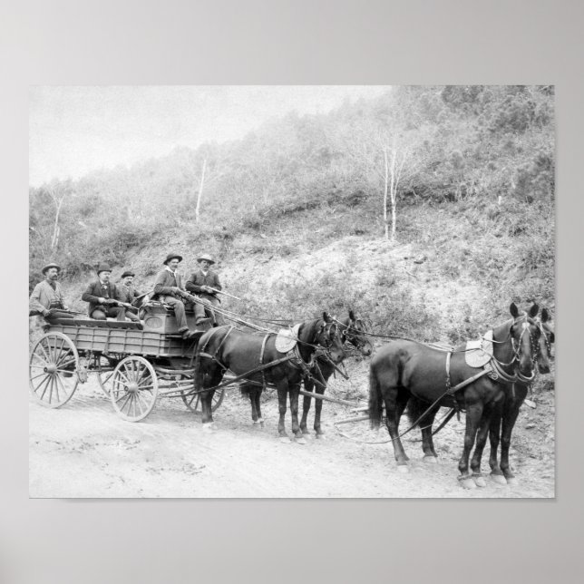 Póster Wells Fargo Express Company (Frente)