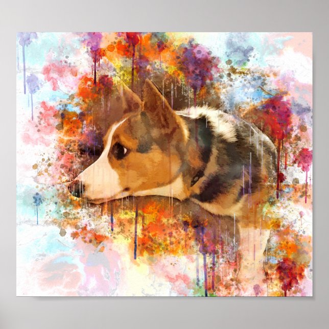 Poster Welsh Corgi (Frente)