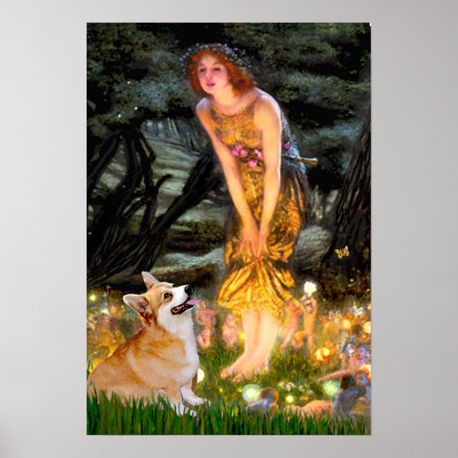 Póster Welsh Corgi Pembroke - Mideve (Frente)