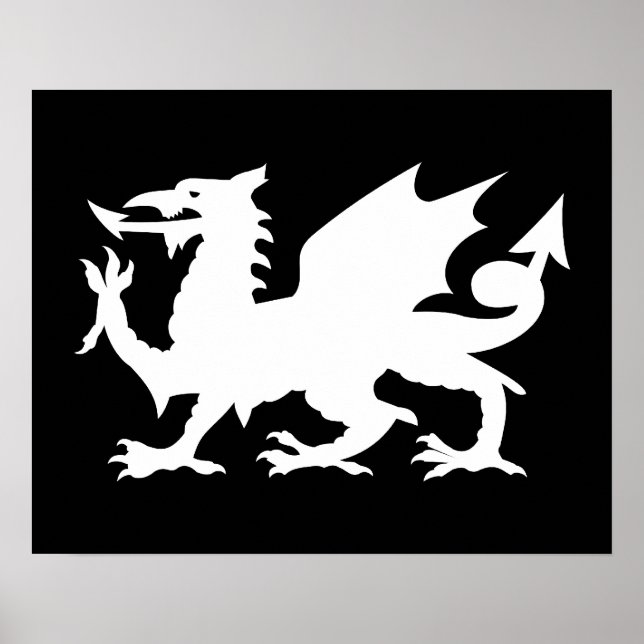 Póster Welsh Dragon (Frente)