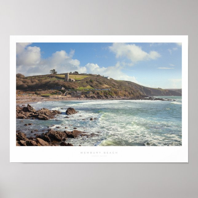 Poster Wembury Beach (Frente)