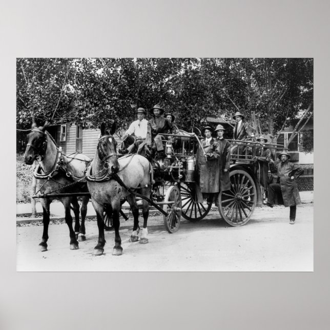 Póster Wenatchee Fire Department, 1911 (Frente)