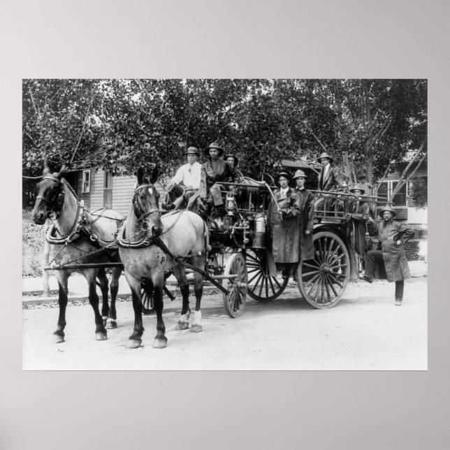Póster Wenatchee Fire Dept: 1911 (Frente)