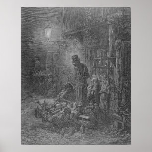 Póster Wentworth Street, Whitechapel, de Londres