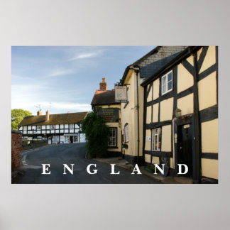 Póster Weobley, Inglaterra