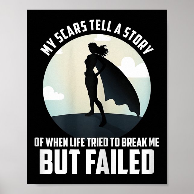 Poster Werful Motivational Woman Shirt, My S Tell A Story (Frente)