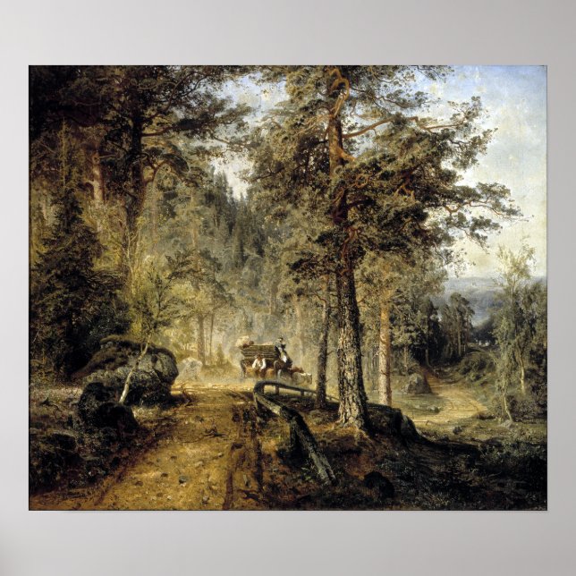 Poster Werner Holmberg Road em Häme (Um Dia de Verão Quen (Frente)