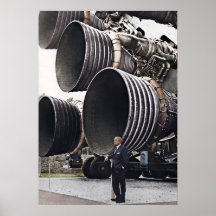 Wernher von Braun e motores F-1 de Saturno V