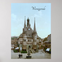 Poster Wernigerode, Alemanha (c. 1900)