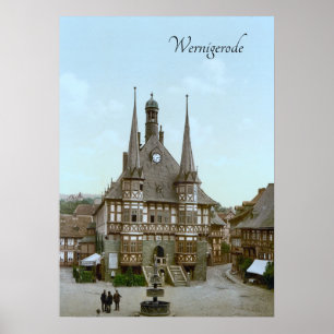 Poster Wernigerode, Alemanha (c. 1900)