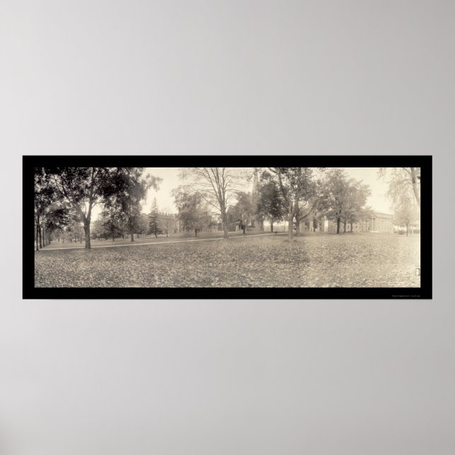 Póster Wesleyan University CT 1909 (Frente)