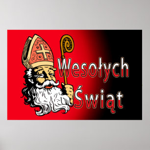 Póster Wesolych Swiat São Nicolau