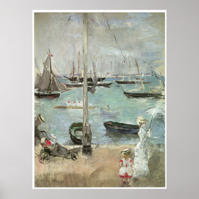 Póster West Cowes, Ilha de Wight, Berthe Morisot (Frente)