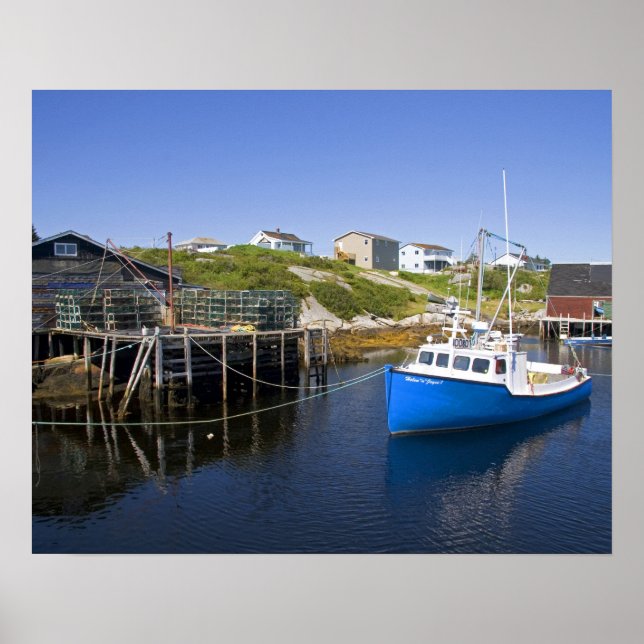 Póster West Dover, Nova Escócia, Canadá. (Frente)