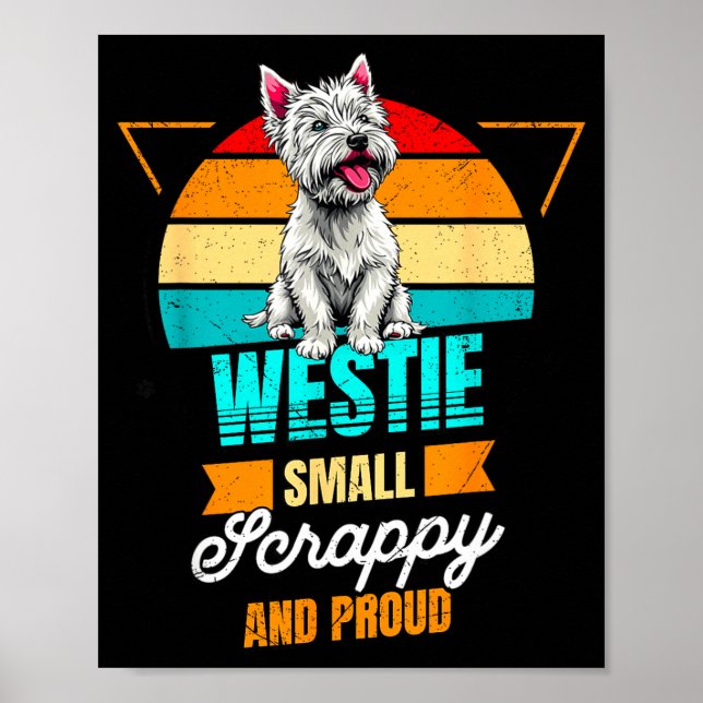 Poster West Highland White Terrier Lover Funny Westie Dog (Frente)