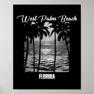 Poster West Palm Beach Souvenir - Lembrete da Flórida _1