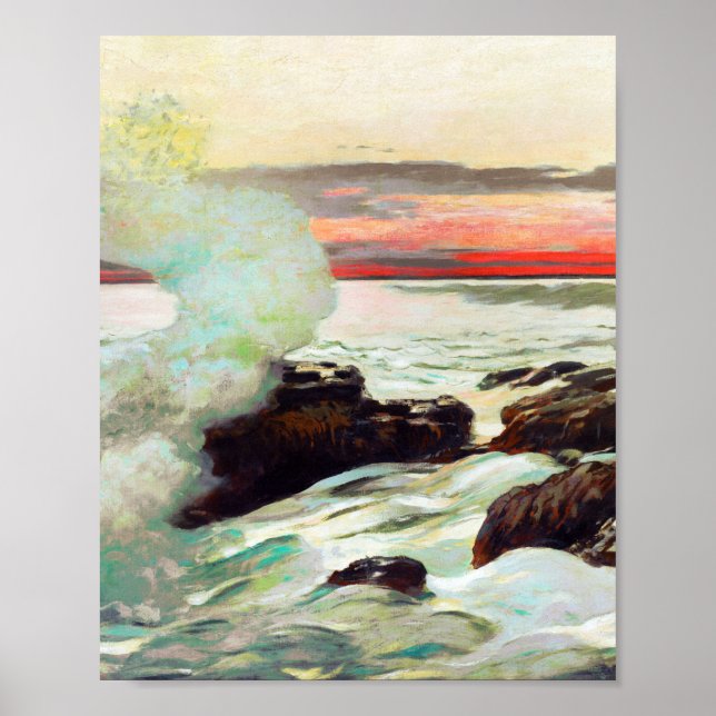 Poster West Point, Pescoço de Prout por Winslow Homer (Frente)