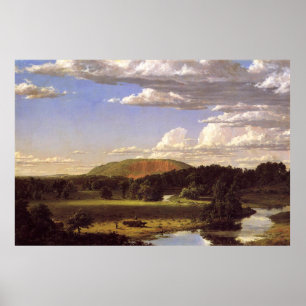 Poster West Rock, Nova Haven Frederic Edwin Igreja