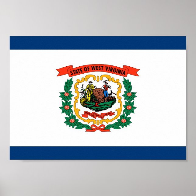 Póster West Virginia Flag (Frente)