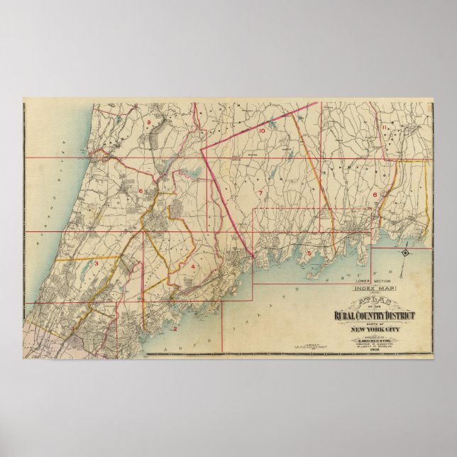 Poster Westchester County, Nova Iorque (Frente)