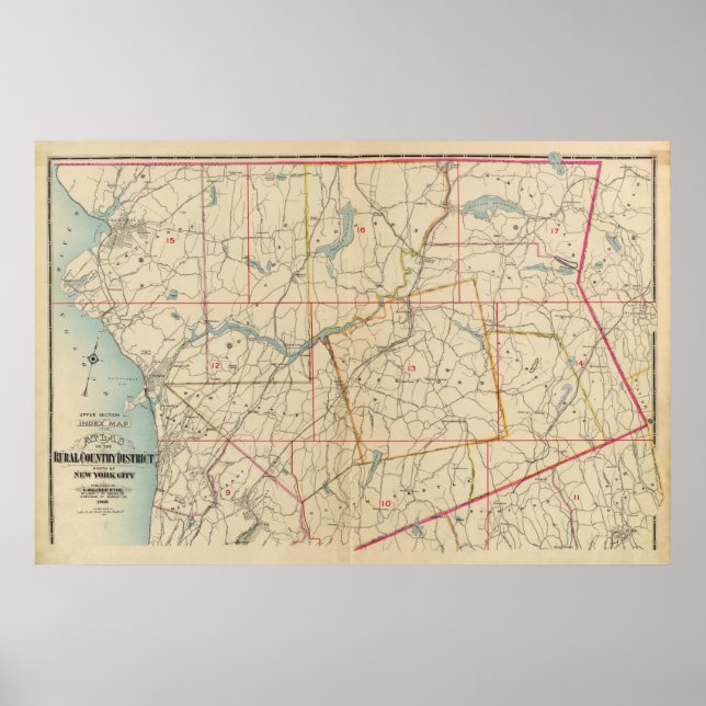 Póster Westchester County, Nova Iorque 2 (Frente)