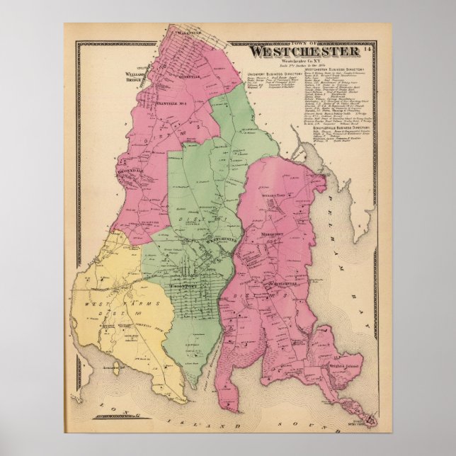 Póster Westchester, NY (Frente)