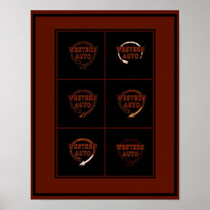 Poster Western Auto Building Sign, Kansas City, Missouri