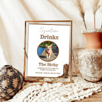 Western Cowboy Assinante de Cães bebe bar de casam