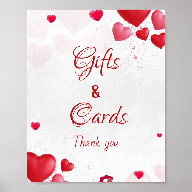 Poster Western Gifts and Cards Bridal Shower  Sign (Frente)
