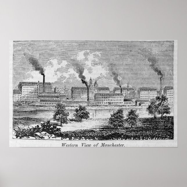 Poster Western View de Manchester (Frente)