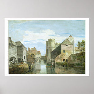 Poster Westgate, Canterbury (cor do corpo no papel)
