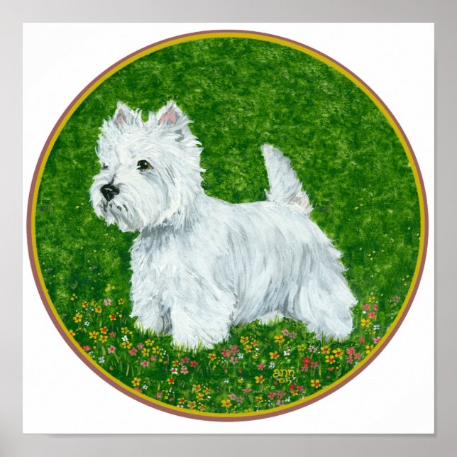 Poster Westie Greengrass (Frente)