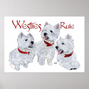 Póster Westies Mandam!