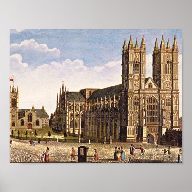 Poster Westminster Abbey', Thomas_Engravings (Frente)