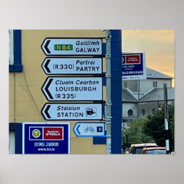 Poster Westport County Mayo Irlanda Europa