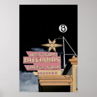Poster Westside Billiards