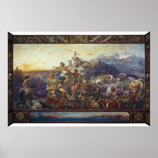 Poster Westward, o Curso do Império (Frente)