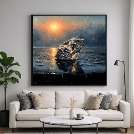 Poster Wet Diamond - Impressionismo Estilo Arte Melancoli