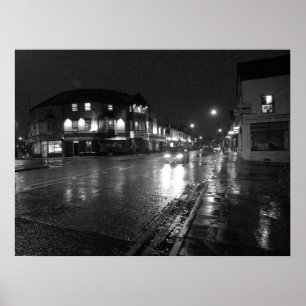 Póster Wet Evening, Salisbury Road Cardiff (2)