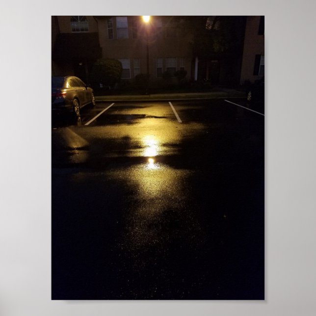 Poster Wet Streets & Street Lights (Frente)