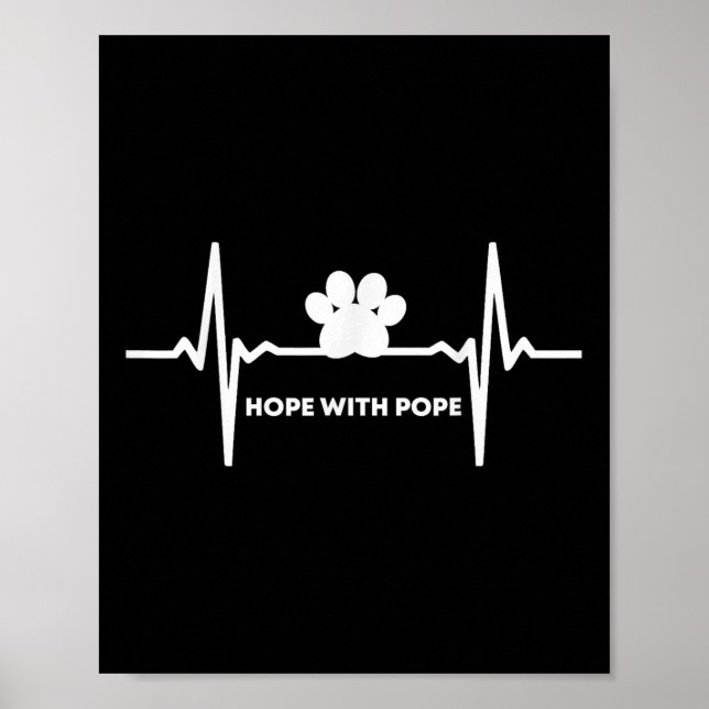 Poster Weve Got Hope With The Pope T  (Frente)