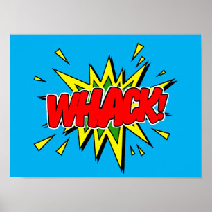 Póster Whack - sinal/poster cómicos