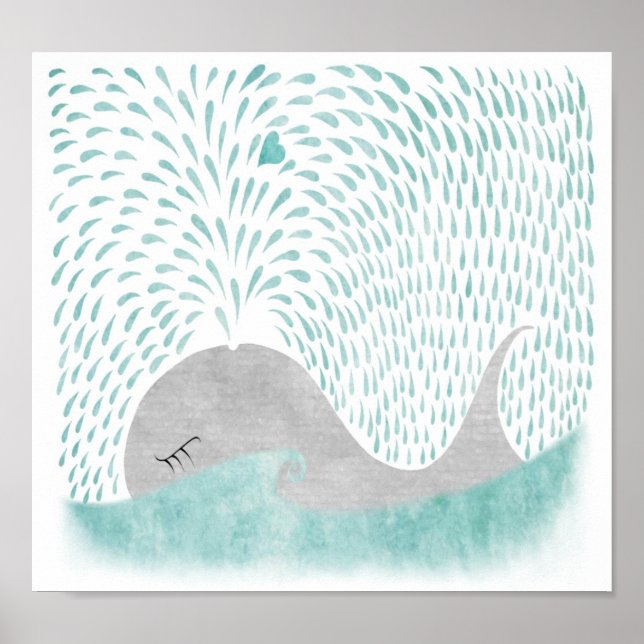 Poster Whale Love (Frente)