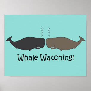 Poster Whale Watching Fun