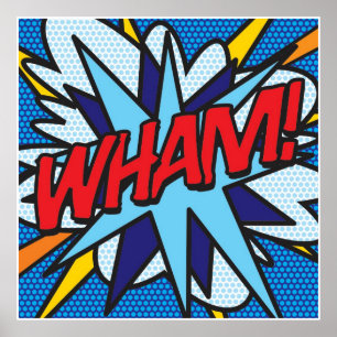 Póster WHAM Pop de Arte do Livro