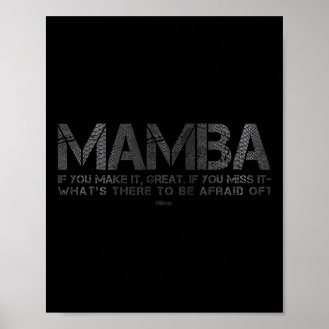 Poster What's There To Be Afraid Of_ Basketball Court Mot (Frente)